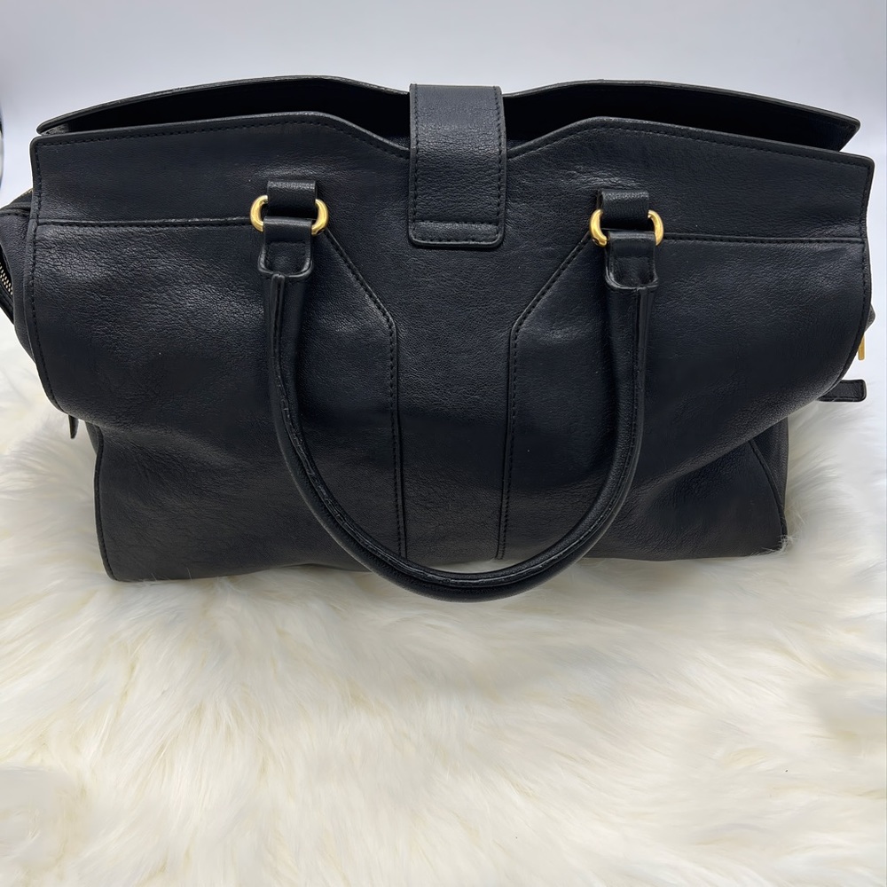 YSL Vintage Y Cabas Black Bag - Picture 9 of 13